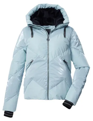 Productafbeelding van Killtec dames gewatteerde jas/skijas/functionele jas met donslook, met capuchon en een