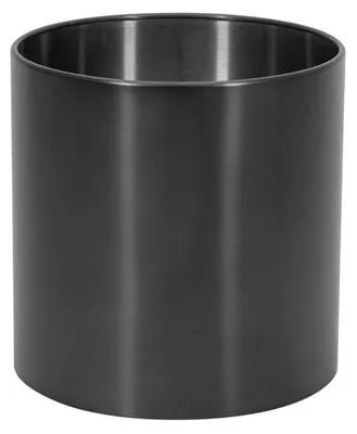 Zdjęcie produktu dla EUROPALMS STEELECHT-40 Nova, donica ze stali nierdzewnej, antracyt, Ø40 cm (83011398)