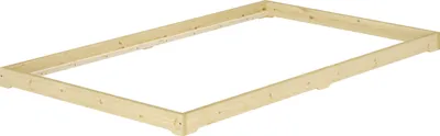 Produktbild von Teenagerbett Futon extra niedriges Studentenbett 120x200 Fichte Tanne geölt V-60.47-12Rollrost und Matratze inkl.