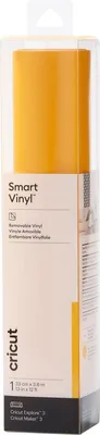 Produktbild von Cricut Smart Vinyl Removable, Hitzebeständige Vinylrolle, Gelb, Einfarbig, 330 mm, 3700 mm