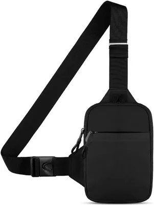 Image de Mini sac à bandoulière imperméable avec pochette pour téléphone, pour hommes et femmes, idéal pour le sport et les voyages