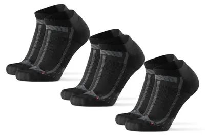 Produktbild von DANISH ENDURANCE Kurze Laufsocken, 3 & 5 Paar, Schwarz/Grau, 35-38