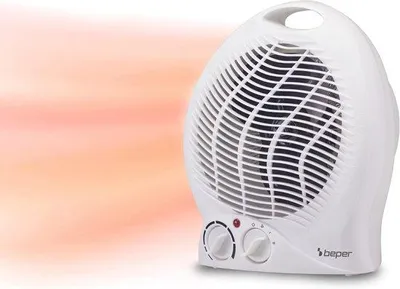 Image de Radiateur électrique de 2000 watts avec revêtement en céramique et 3 réglages - Radiateur silencieux à ventilateur