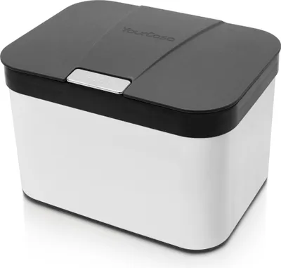 Immagine prodotto di Secchio per compost in acciaio inossidabile YourCasa® - 4,3 L - Nero