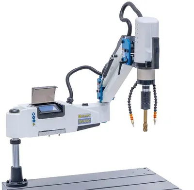 Produktbild von Elek. Gewindeschneidmaschine M5-M24 230V Gewindeschneider Schwenkarm 1200mm
