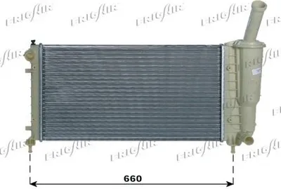 Produktbild von FRIGAIR 0104.3044 Kühler Wasserkühler Motorkühler für FIAT PUNTO (188) Idea (350)