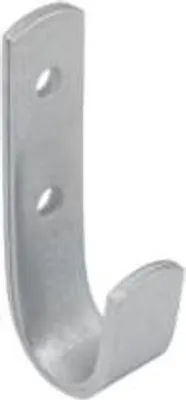 Produktbild von 10x Wandhaken gebogen blau verzinkt 90x30x30mm