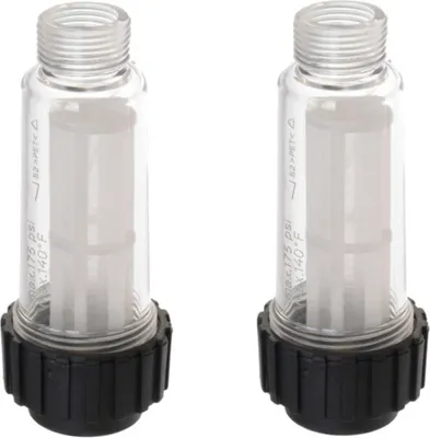Produktbild von 2x Trade-Shop Wasserfilter / Filterpatrone (3/4") kompatibel mit Kärcher, Makita, Kränzle, WAP Hochdruckreiniger, Ersatz für Kärcher 4.730-059.0