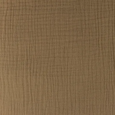 Produktbild von Organic Musselin Kim Taupe, Uni 150 g/m², 100 Baumwolle, glatt/fein, 0,5 m, Meterware