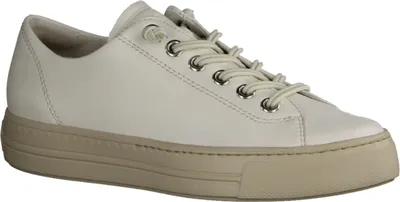 Produktbild von Paul Green 4081-56 Damenschuhe, Sneaker, Leder, Cream (Weiss), Wechselfußbett - Damenschuhe Top Trends, Weiß, leder (star nappa)