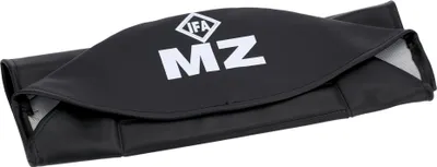 Produktbild von Sitzbezug strukturiert, schwarz mit MZ-Schriftzug - für MZ ETZ250
