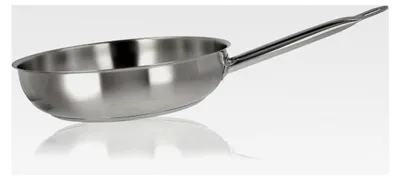 Produktbild von Edelstahl-Bratpfanne 28 cm Durchmesser | 6,5 cm Höhe, Induktion | Unbeschichtetes Kochgeschirr, spülmaschinengeeignet, backofenfest bis 240°C