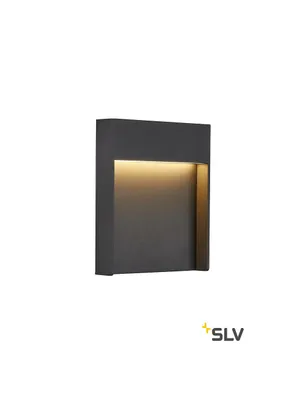 Produktbild von SLV 1002952 FLATT Outdoor LED Wandaufbauleuchte 3000K IP65 anthrazit