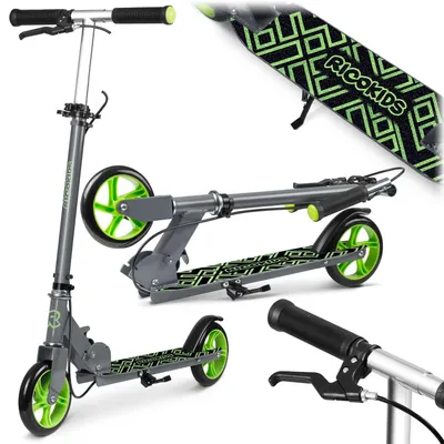 Zdjęcie produktu dla Hulajnoga Kodi szaro-zielona Ricokids