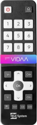 Zdjęcie produktu dla TELE System 58035024, TV, Naciśnij przyciski, Czarny