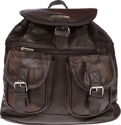Produktbild von Kleiner Damen Rucksack Leder Tasche Braun
