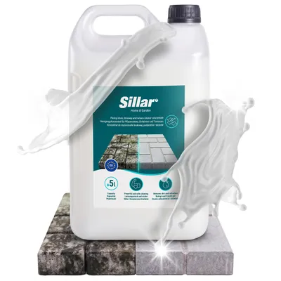 Immagine prodotto di Detergente concentrato Sillar per la pulizia di pavimentazioni, calcestruzzo e terrazze, formato da 5 litri