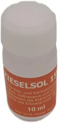 Immagine prodotto di Sol di silice 15%, flacone da 10 ml per la produzione di vino e idromele, chiarificante per 10-20 litri