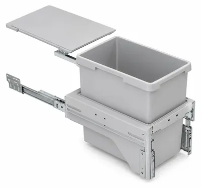 Zdjęcie produktu dla Kosz na śmieci Hailo 3610121 CS Slide Euro-Cargo-S 1x 30 litrów
