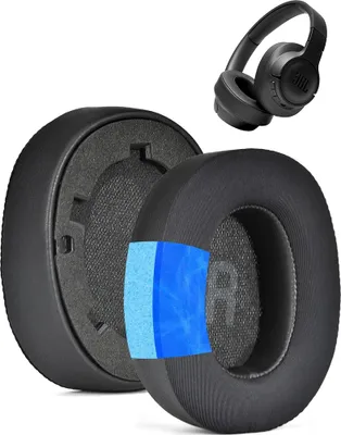 Image de TRADEBIT 2x coussinets d'oreille de rechange pour JBL JBL TUNE 700 710BT 750BT 760BTNC Casque noir