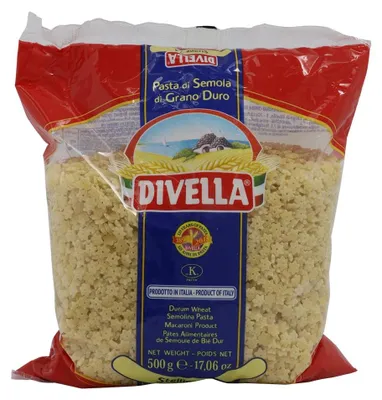 Produktbild von 10x Divella Stelline N. 74 Hartweizengrieß Pasta Italienische Nudeln 500g Packung + Italian Gourmet Polpa di Pomodoro 400g Dose