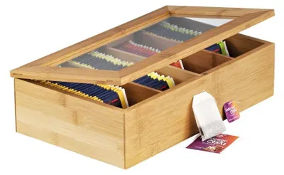 Produktbild von Teebeutelbox "Bamboo", 33,5x20x9