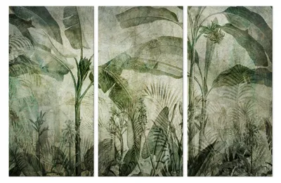 Immagine prodotto di LUMASOUL Quadri su tela con motivi natura, Quadri da Parete per Soggiorno e Camera da Letto, Quadri 90x60 cm Giungla