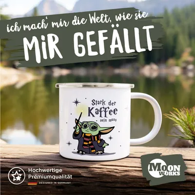 MoonWorks Kaffeetasse „I‘m A Unicorn“ – Lustige Einhorn-Parodie Mit Strichmännchen Für Büro & Zuhause