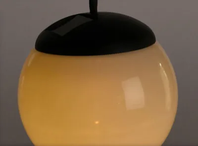 Image de 16 pièces de lampes solaires LED 10cm Lampes solaires à suspendre avec corde lumière éclairage