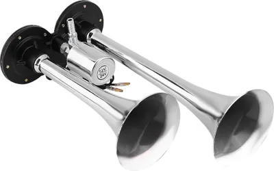 Obrázek produktu pro Nákladní vlak Loď RV 150db Super hlasitý dvojitý trubkový vzduchový klakson Chrome