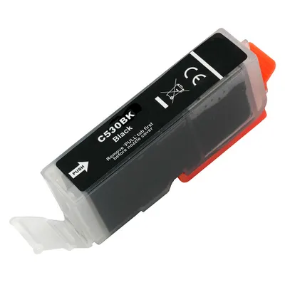 Produktbild von Kompatible Druckerpatrone PGI-530 Schwarz, Black für Canon Pixma TS8500, TS8550, TS8551, TS8552, TS8700, TS8750, TS8751 mit neuem Chip mit Füllstand..