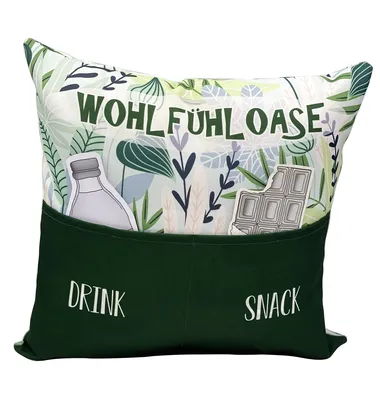 Produktbild von Outdoor Kissen Sofahelden Wohlfühloase mit Taschen und Deko
