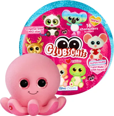 Produktbild von Blue Ocean Glubschis Sammelfiguren Herz Serie 2 - Glubschi Glitzer - Figur Poli
