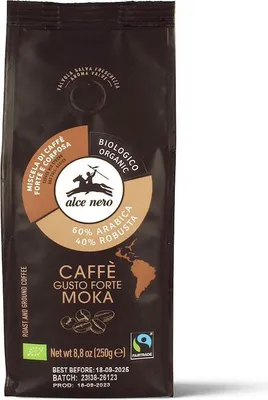 Obrázok produktu pre Alce Nero 324804, 250 g, Mocha, Taliansko, Taška