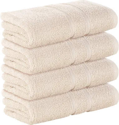Obrázek produktu pro StickandShine, sada 4 ks prémiových froté ručníků, 50 x 100 cm, krémová barva, gramáž 500 g/m², 100 % bavlna