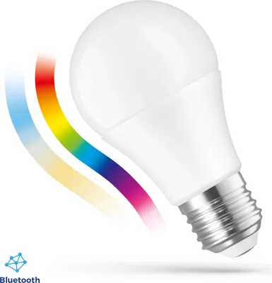 Produktbild von Spectrum LED E27 A60 EASY SMART APP 8,5W = 67W bunt 940lm BLUETOOTH 2700K-6500 DIMMBAR