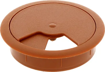 Produktbild von Kunststoff Kabeldurchlass Kabelöffnung rund ø60mm Kabelführung Kabeldose braun