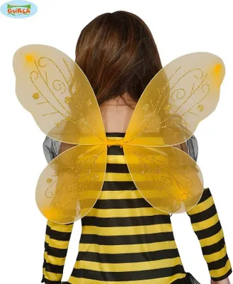 Produktbild von gelbe kleine Schmetterling oder Bienen Flügel für Kinder