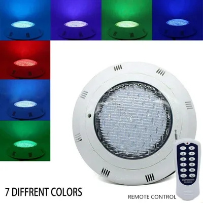 Image de 36W Pool Light LED RGB Pool Light Piscine sous-marine Projecteur étanche Lampe de piscine 7 couleurs 12V Eclairage de piscine avec télécommande IP68