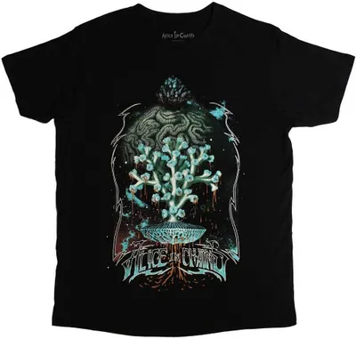Image de Alice In Chains - "Spore Planet" T-shirt Homme/Femme Unie RO11095 (XXL) (Noir)