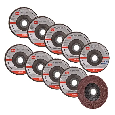 Produktbild von Fächerscheiben K40 125 mm 10er Set