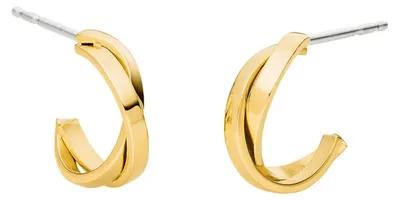Produktbild von Boccia 05116-02 Damenohrringe Titan Halb-Creolen Goldfarben