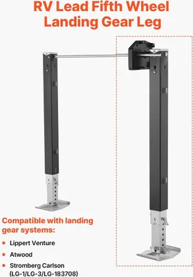 Productafbeelding van Ondersteuningsbeen voor caravan met vijfde wiel, model 179013, geschikt voor Lippert Venture, lengte 32,5 inch