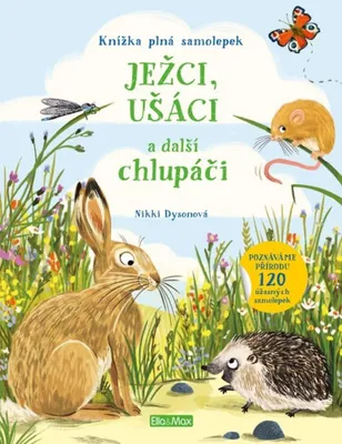 Produktbild von JEŽCI, UŠÁCI a další chlupáči – Kniha samolepek