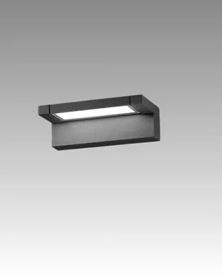 Immagine prodotto di Display - Applique Led da parete 36W CCT 3000K-4000K, Orientabile 340°, 2900 lm, IP65, 36cm, Antracite - Perenz