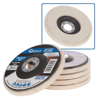 Immagine prodotto di Disco abrasivo per levigatura, da taglio per smerigliatrice 125 mm Geko