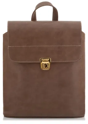 Produktbild von Braun Damen Leder Handtasche und Rucksack 2-in-1 Telimene, Schultertasche, Cityrucksack, elegant, Alltagstasche – Belveder T9ZL