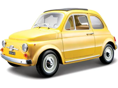 Obrázek produktu pro Bburago 1:24 Fiat 500 F 1965 žlutá 18-22098