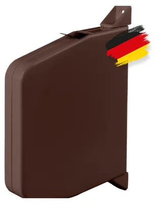 Obrázek produktu pro Mechanismus pro navíjení rolet – Mini navíjecí mechanismus pro rolety s automatickým systémem pro vkládání rolety – otočný o 180°, barva hnědá
