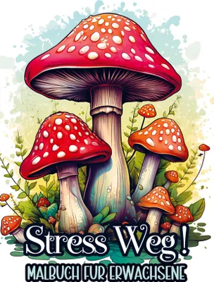 Produktbild von Malbuch für Erwachsene - Stress Weg!
